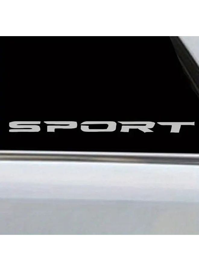 4Pcs Black Reflective Racing Stickers For Car Body Door Rim Wheels - Image 5